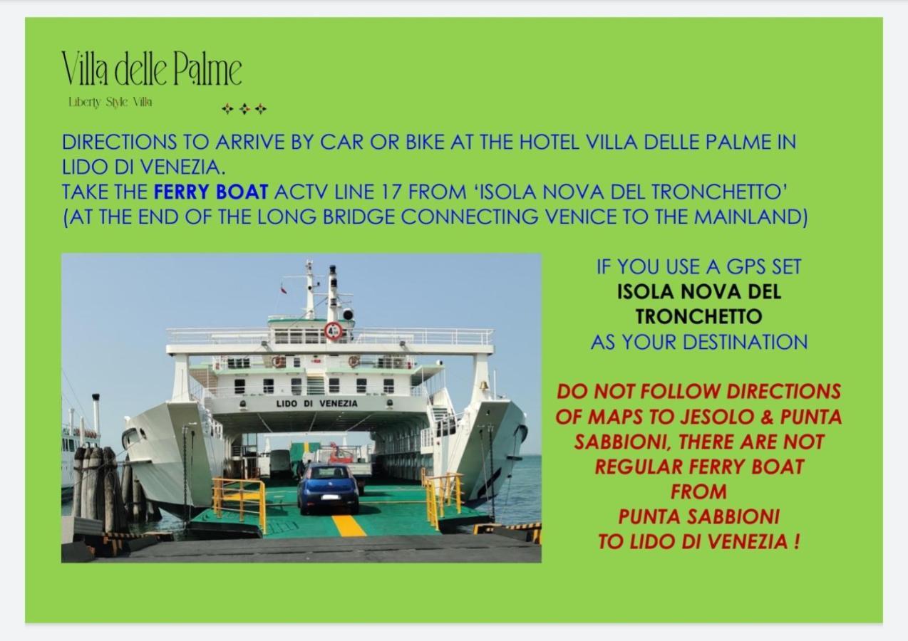 Hotel Villa Delle Palme Lido di Venezia Luaran gambar